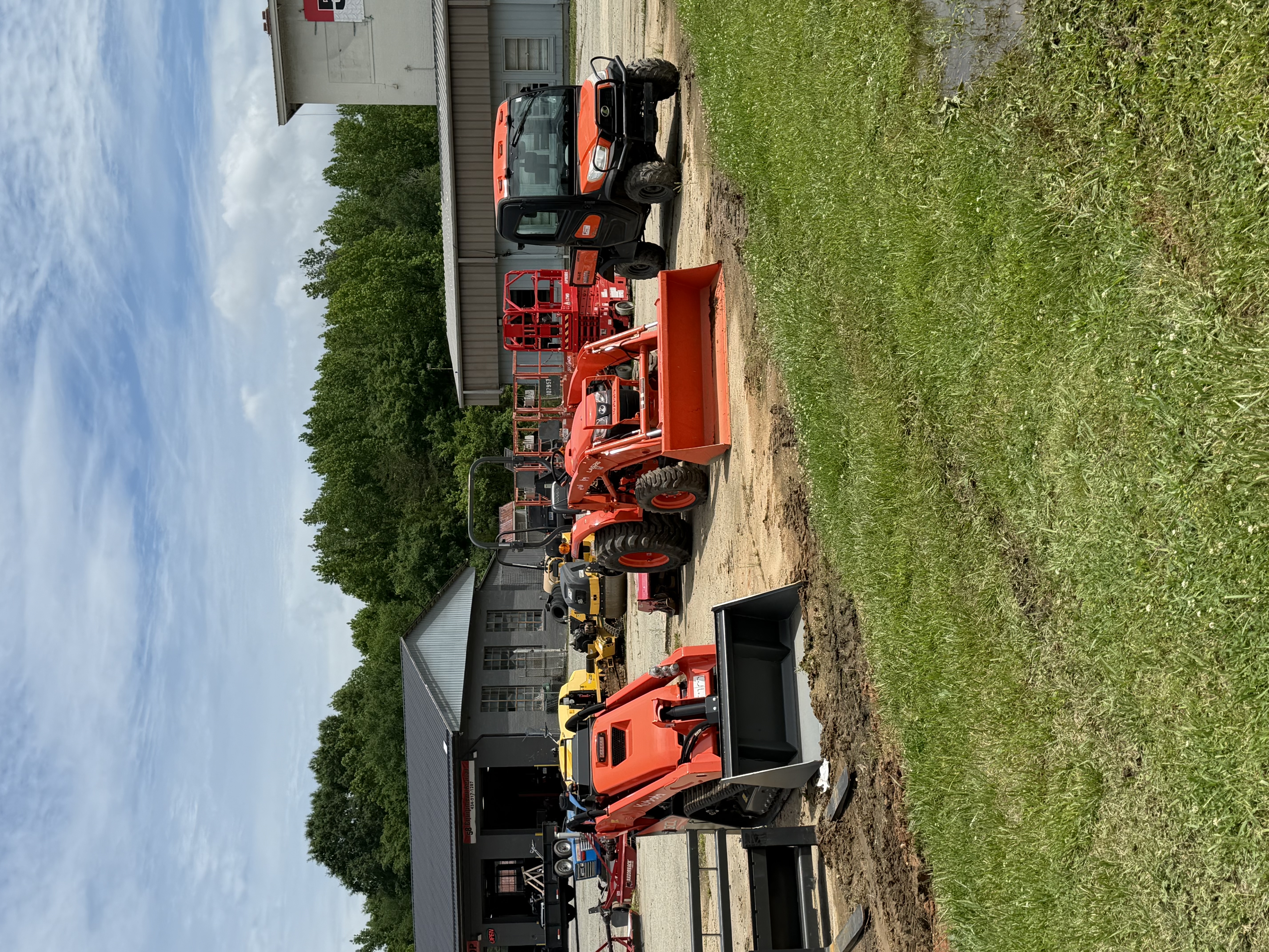 Kubota RTV utility vehicle and yard equipment at 58 Equipment Rentals, Halifax County VA